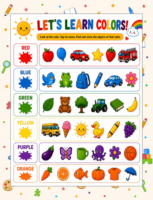 Original color activity from Big Activity Adventure ages 3 to 5