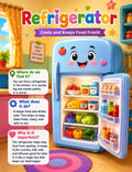 Original refrigerator learning page from Household Appliances Activity Book