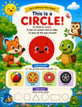 Original circle learning page from Shape Fun My First Shapes Activity Book